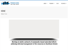 Tablet Screenshot of alaskawatershedcoalition.org